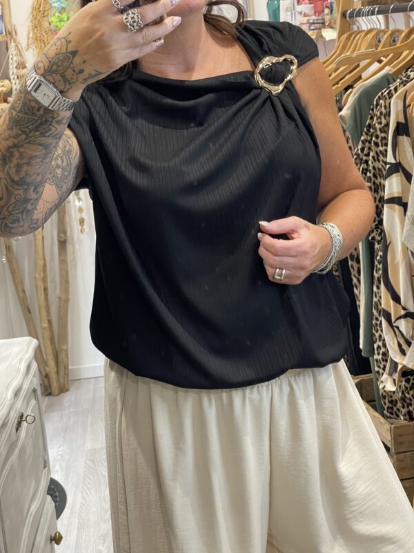 Blouse Carla noire – Image 4