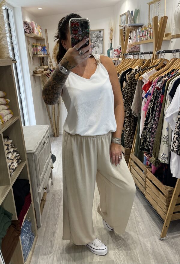 Pantalon Gio beige – Image 5