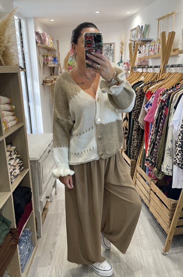 Pantalon Gio caramel – Image 2