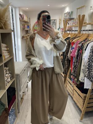 Pantalon Gio caramel