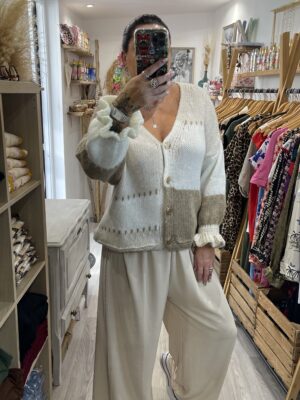 Pantalon Gio beige