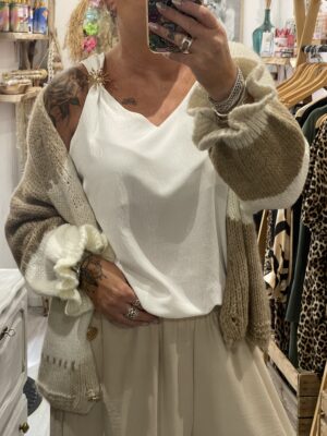 Top Fiona blanc
