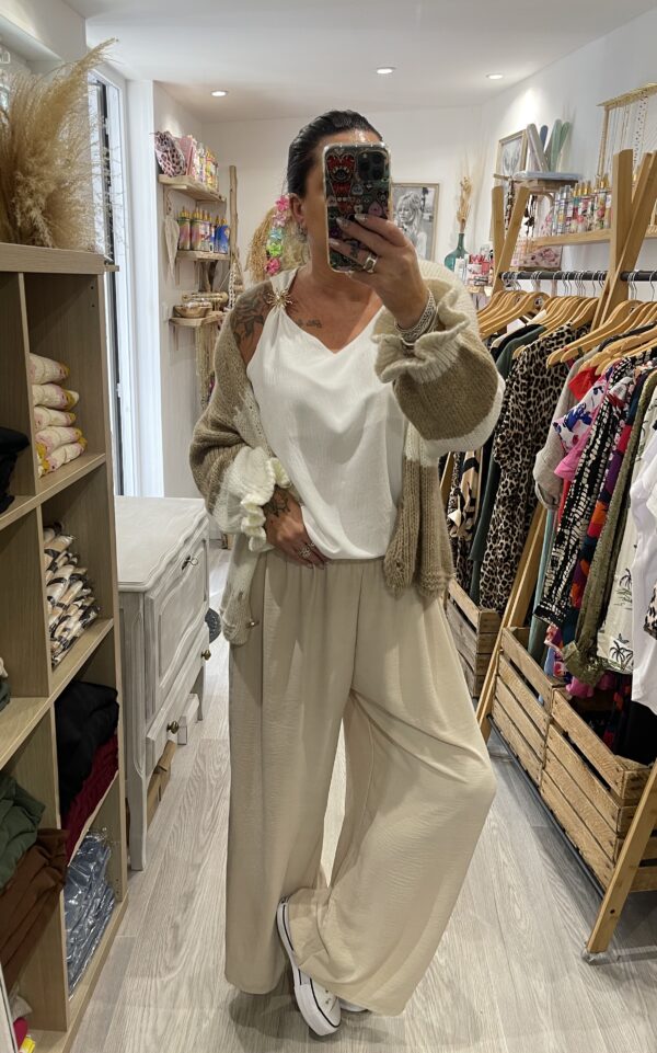 Pantalon Gio beige – Image 3