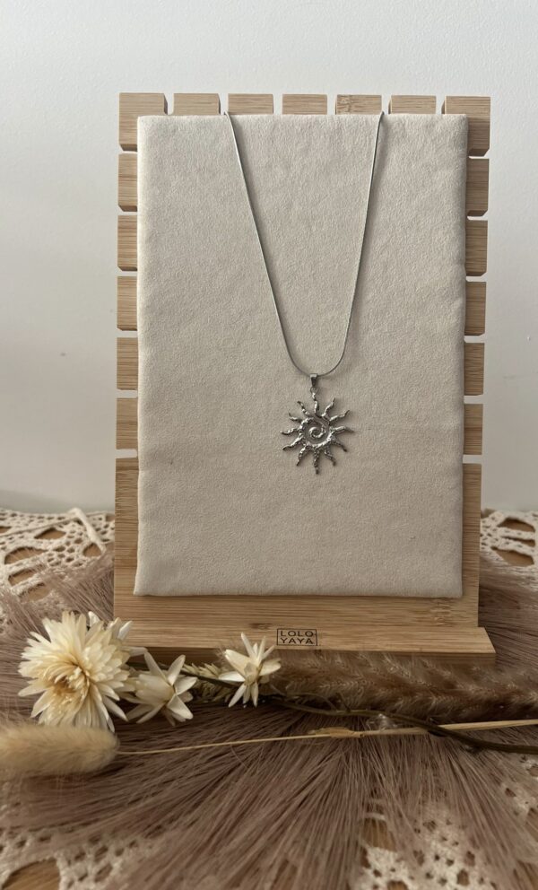 Collier Yara argenté – Image 2