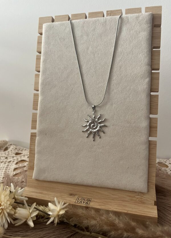 Collier Yara argenté – Image 3