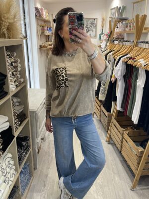 Sweat Gaby taupe