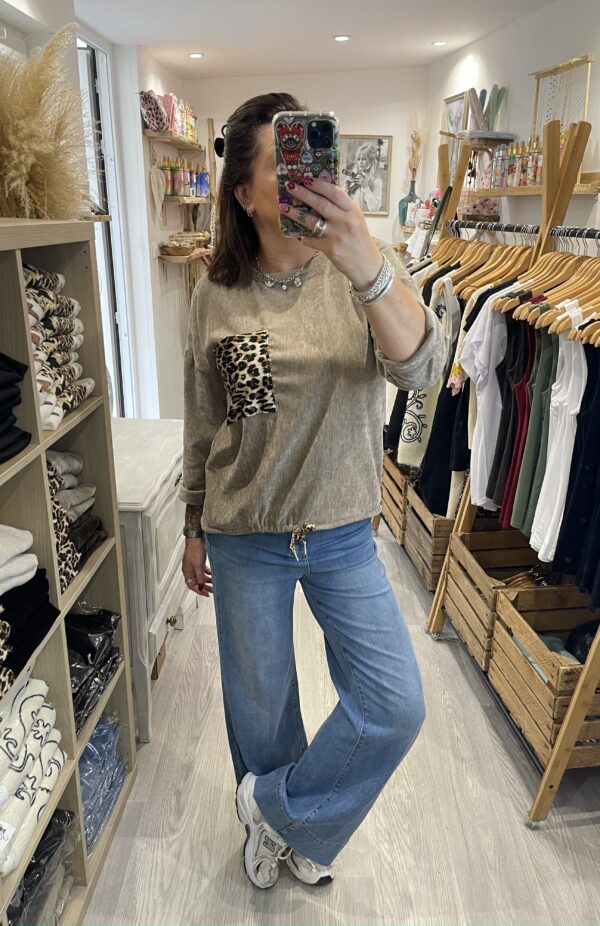 Sweat Gaby taupe