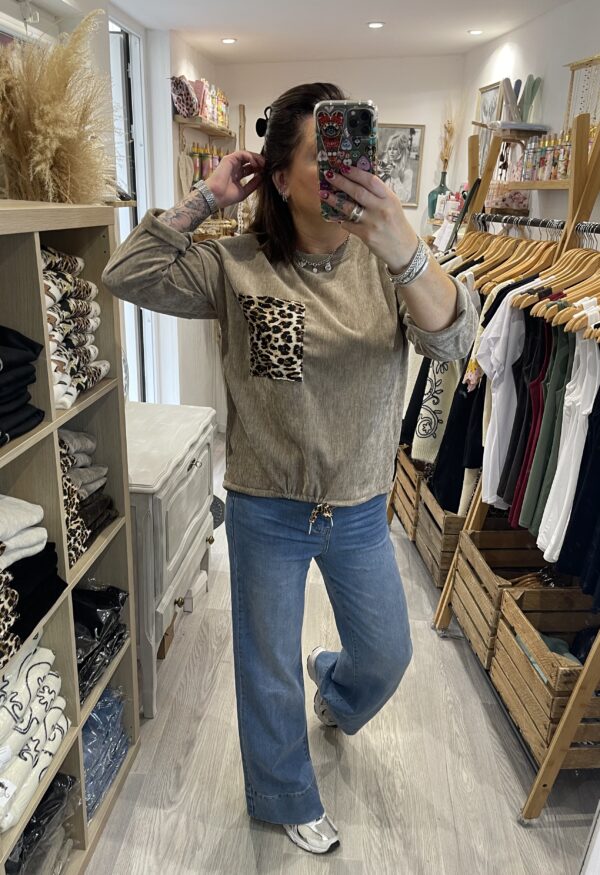 Sweat Gaby taupe – Image 2