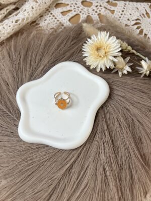 Bague Jade en acier inoxydable