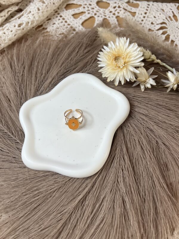Bague Jade en acier inoxydable