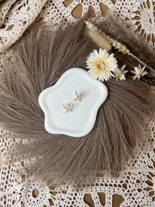 Boucles d'oreilles Lyna dorées – Image 2