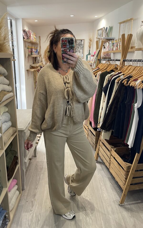Gilet Fernando taupe – Image 8