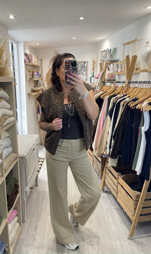 Veste Sézame choco – Image 5