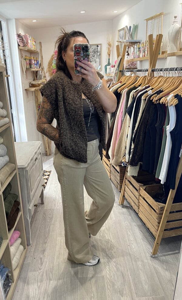Veste Sézame choco – Image 7