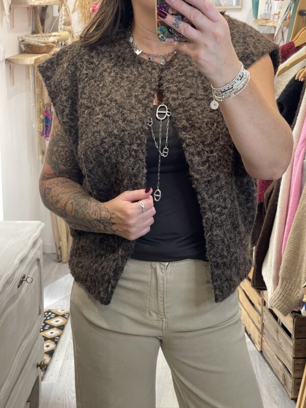 Veste Sézame choco – Image 6