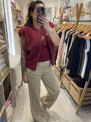 Veste Sézame bordeaux