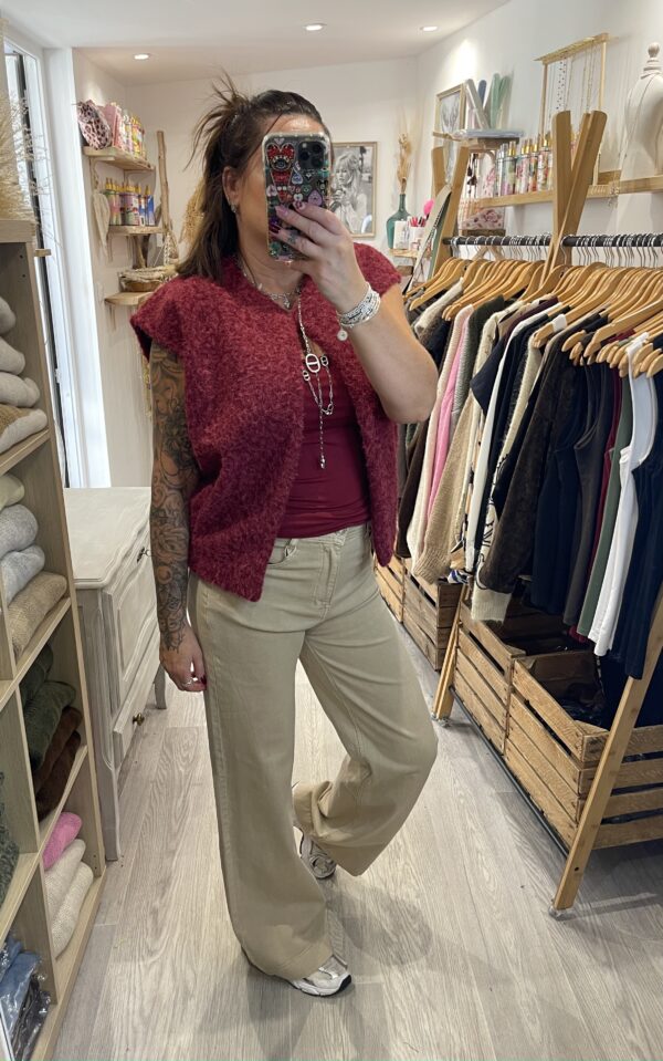 Veste Sézame bordeaux