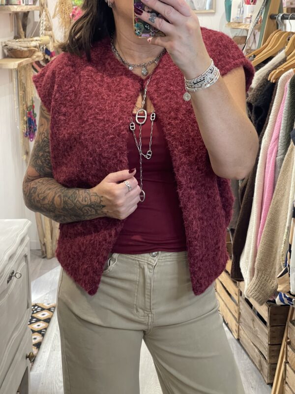 Veste Sézame bordeaux – Image 3