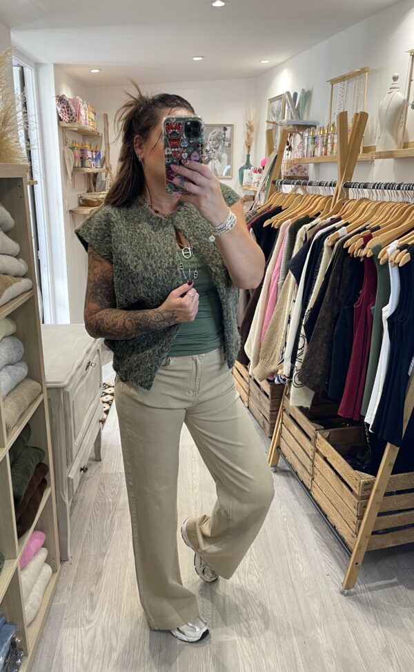 Veste Sézame kaki – Image 5