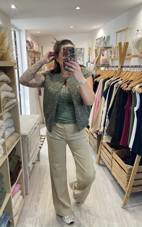 Veste Sézame kaki – Image 6