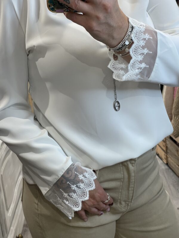 Blouse Cassandra blanche – Image 5