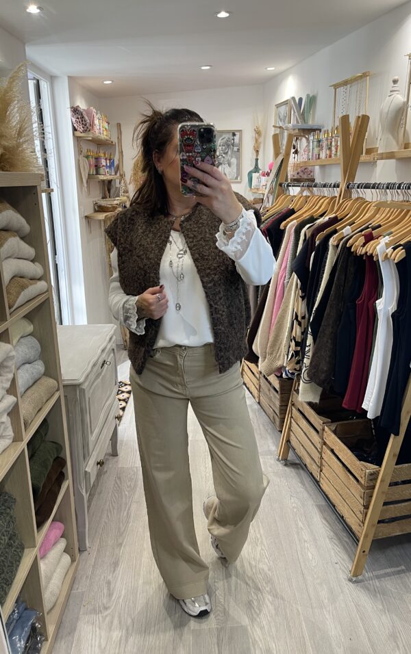 Blouse Cassandra blanche – Image 9