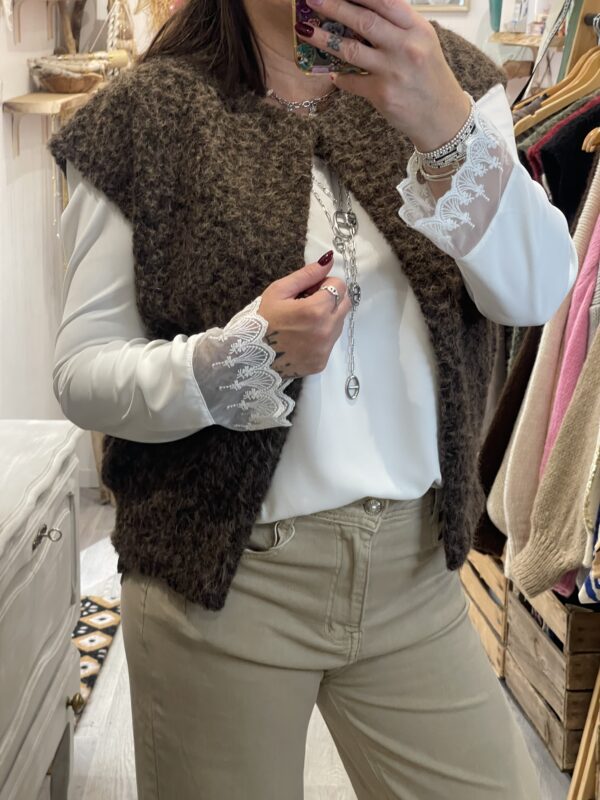 Veste Sézame choco – Image 3