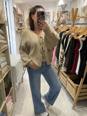 Gilet Fernando taupe