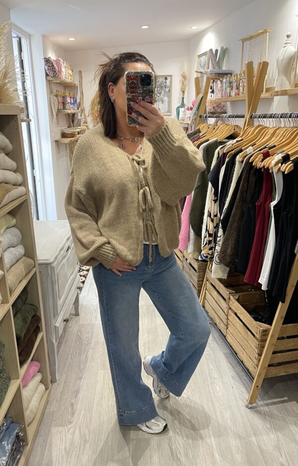 Gilet Fernando taupe