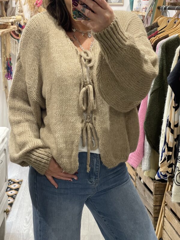 Gilet Fernando taupe – Image 4