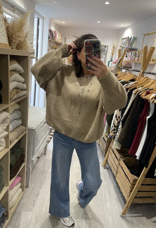 Gilet Fernando taupe – Image 6