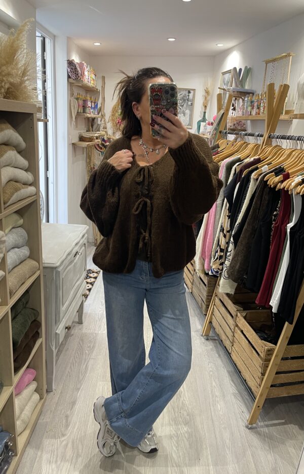 Gilet Fernando choco