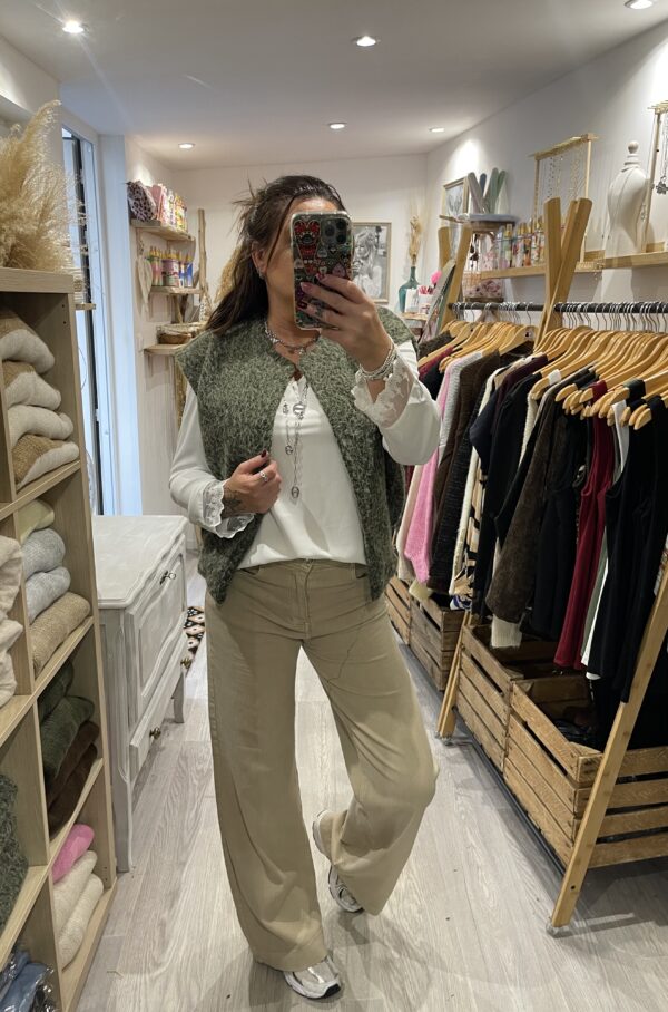Blouse Cassandra blanche – Image 6
