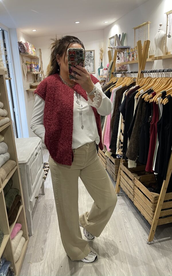 Veste Sézame bordeaux – Image 5