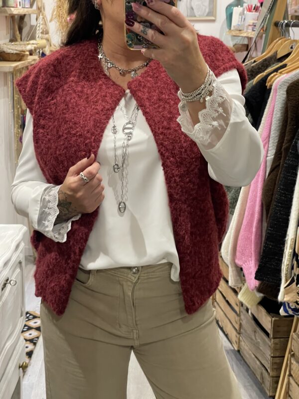 Veste Sézame bordeaux – Image 6