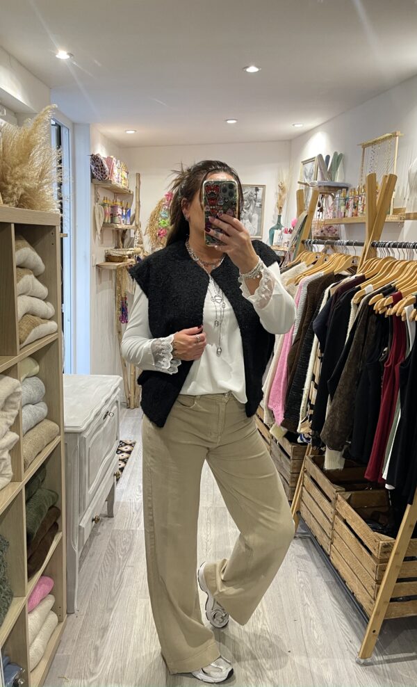 Blouse Cassandra blanche – Image 10
