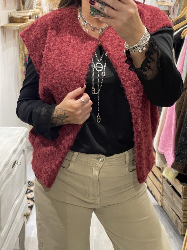 Veste Sézame bordeaux – Image 8