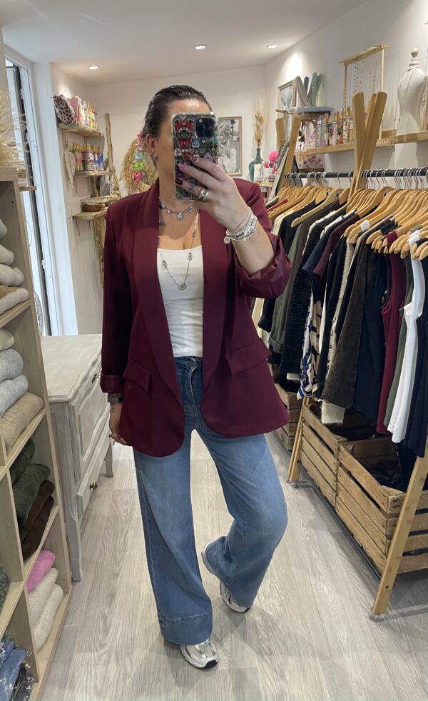 Blazer Paolo bordeaux – Image 2