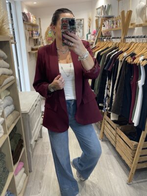 Blazer Paolo bordeaux
