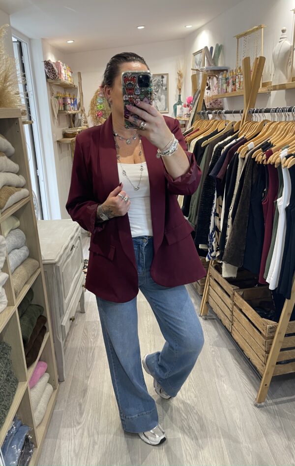 Blazer Paolo bordeaux