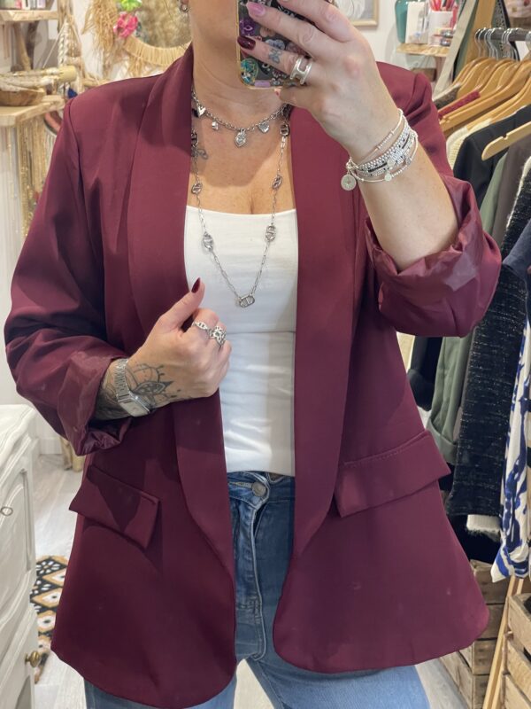 Blazer Paolo bordeaux – Image 3