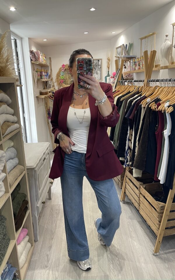 Blazer Paolo bordeaux – Image 4