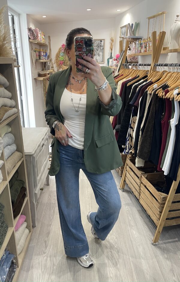 Blazer Paolo kaki