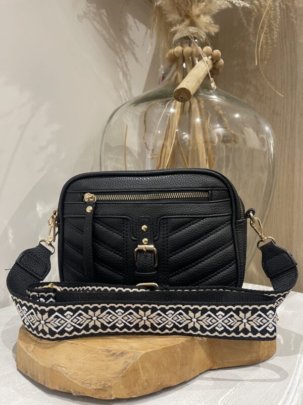 Sac bandoulière Kelsey noir