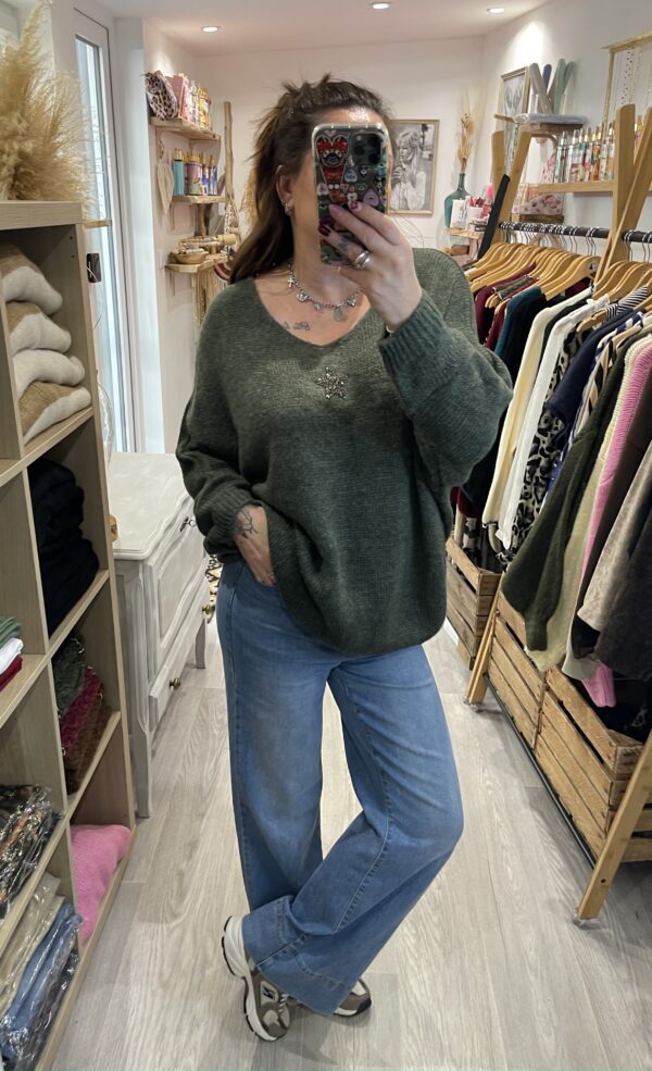 Pull Romy kaki