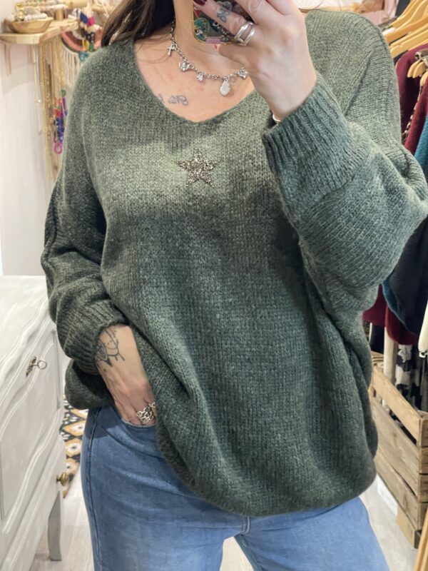 Pull Romy kaki – Image 4