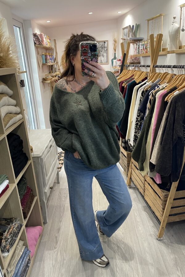 Pull Romy kaki – Image 3