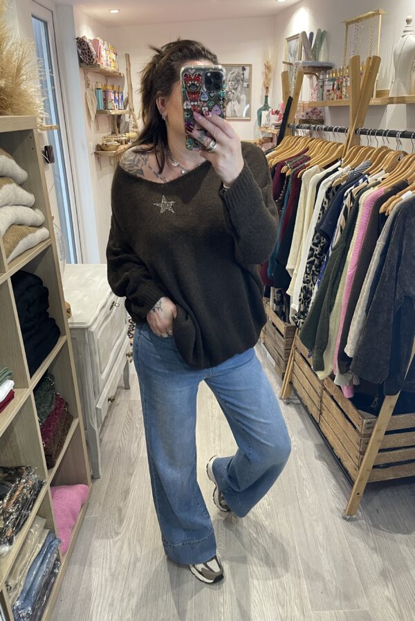 Pull Romy choco