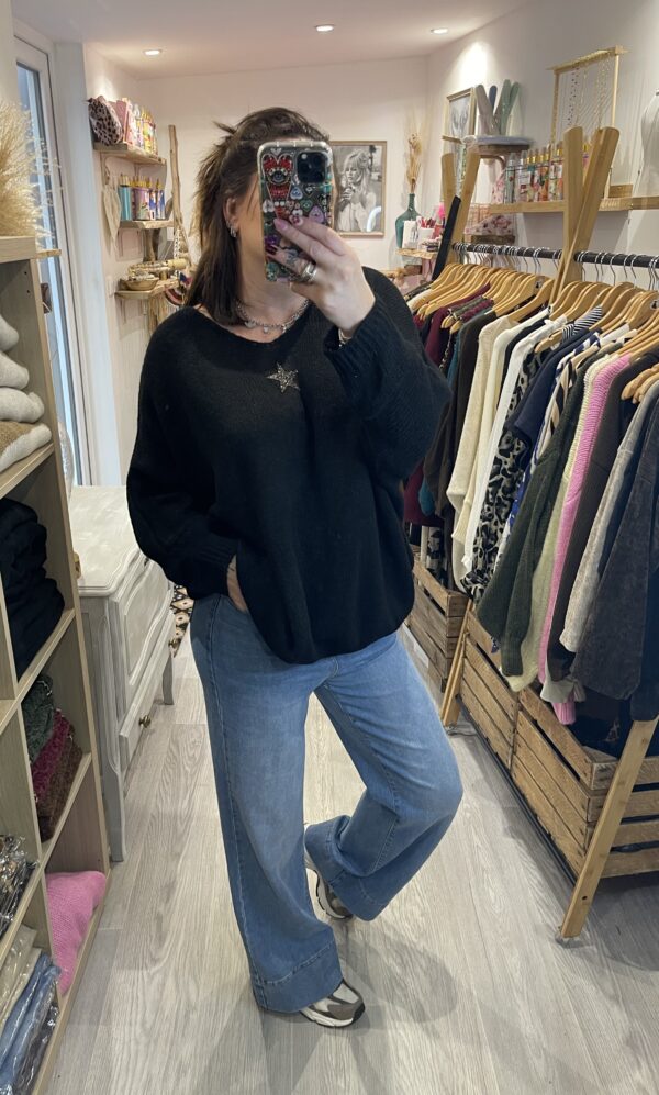 Pull Romy noir – Image 2