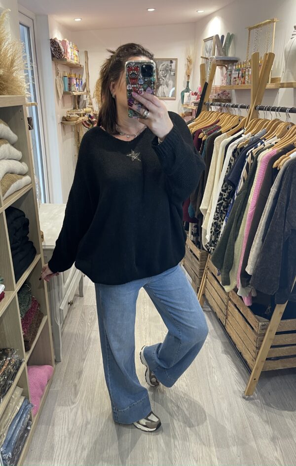 Pull Romy noir